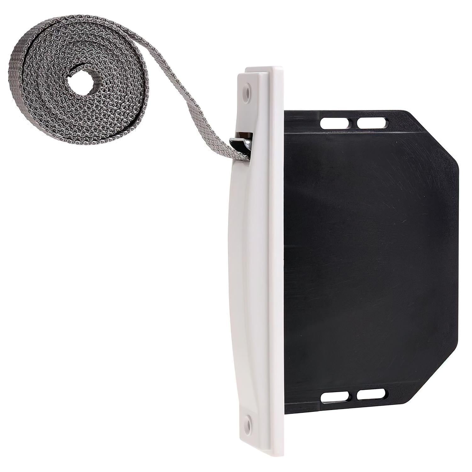 Recogedor Persiana Mini Blanco Cinta 18 Mm. Empotrar Sin Pivotes