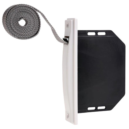 Recogedor Persiana Mini Blanco Cinta 18 Mm. Empotrar Sin Pivotes