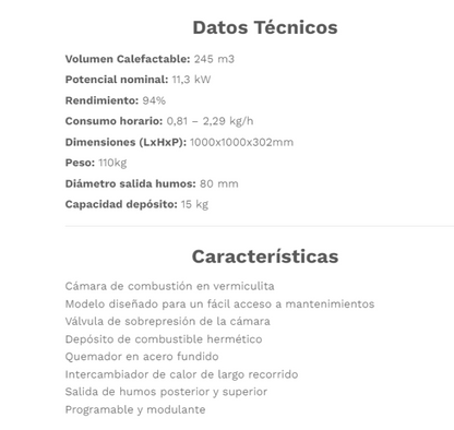 Fabricalor Estufa Slim 11 Blanco_1
