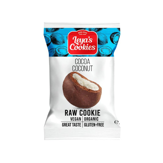 Leya´s Raw Cookie Coco Y Cacao Caja 14uds 25g ud_0