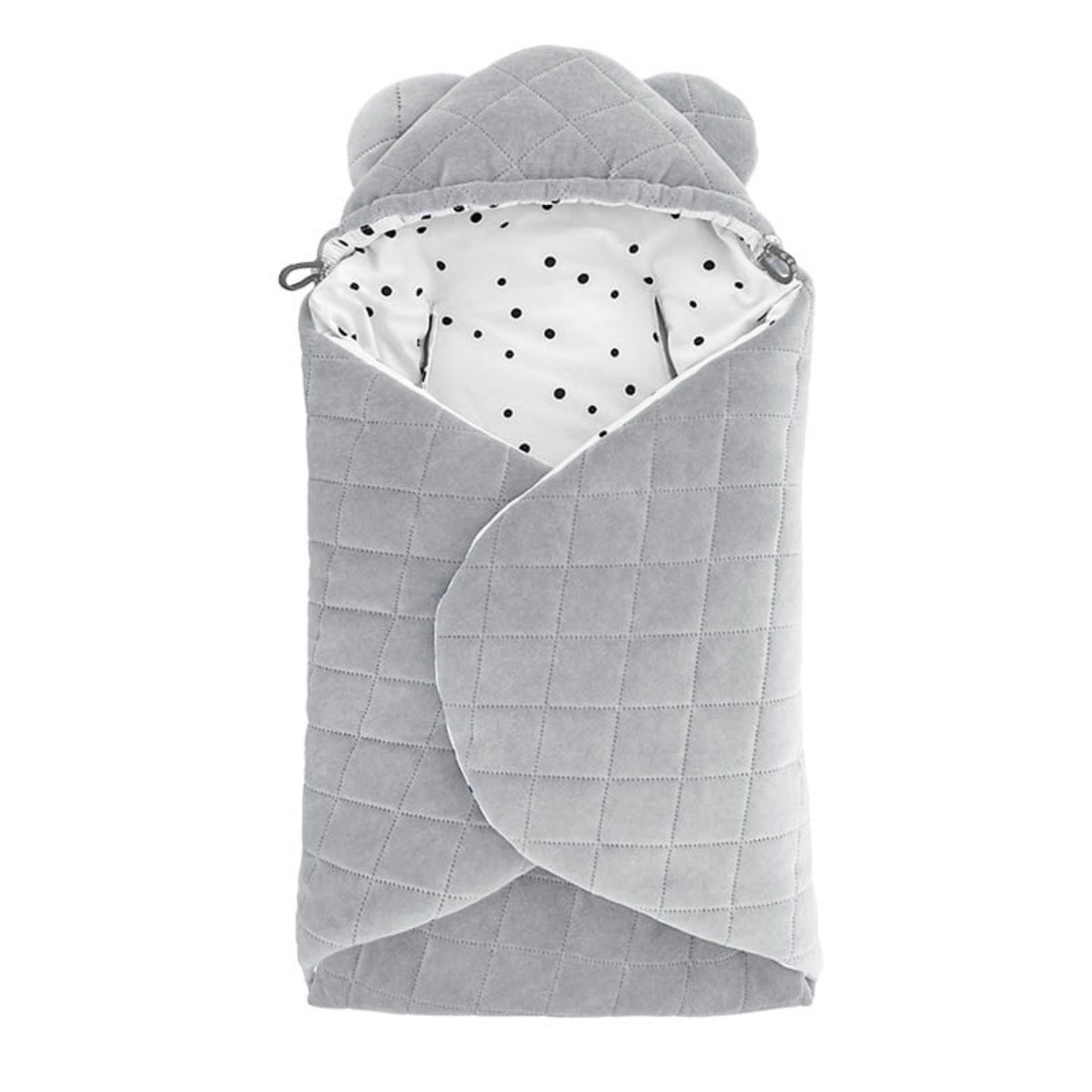 Saco Para Grupo 0 Unviersal Invierno Royal Baby Grey_2
