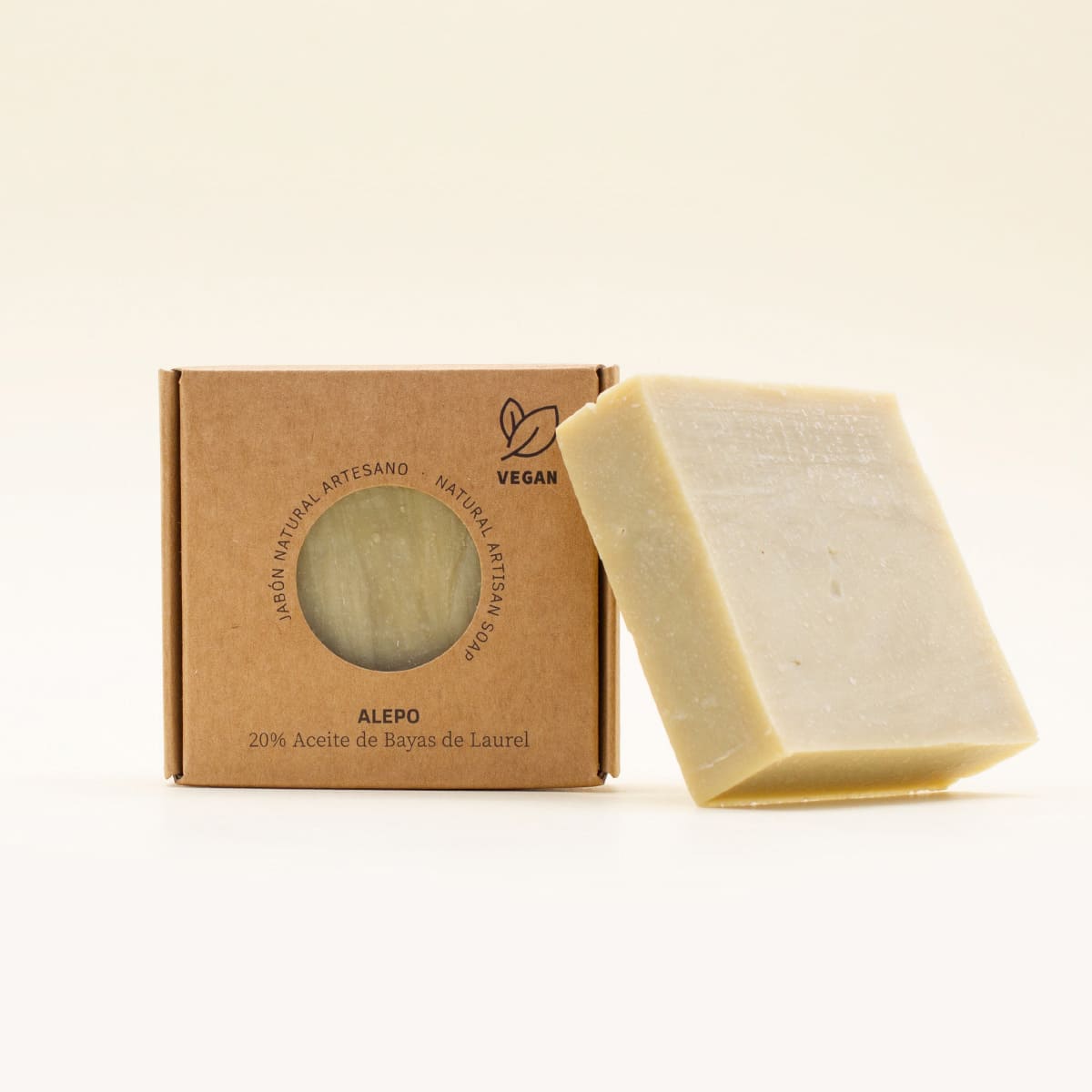 Jabón Natural Artesano de Alepo 20% Labnatur 80 g | Aceite De Oliva y Laurel | Limpieza Suave_2