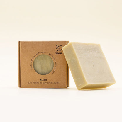 Jabón Natural Artesano de Alepo 20% Labnatur 80 g | Aceite De Oliva y Laurel | Limpieza Suave_2