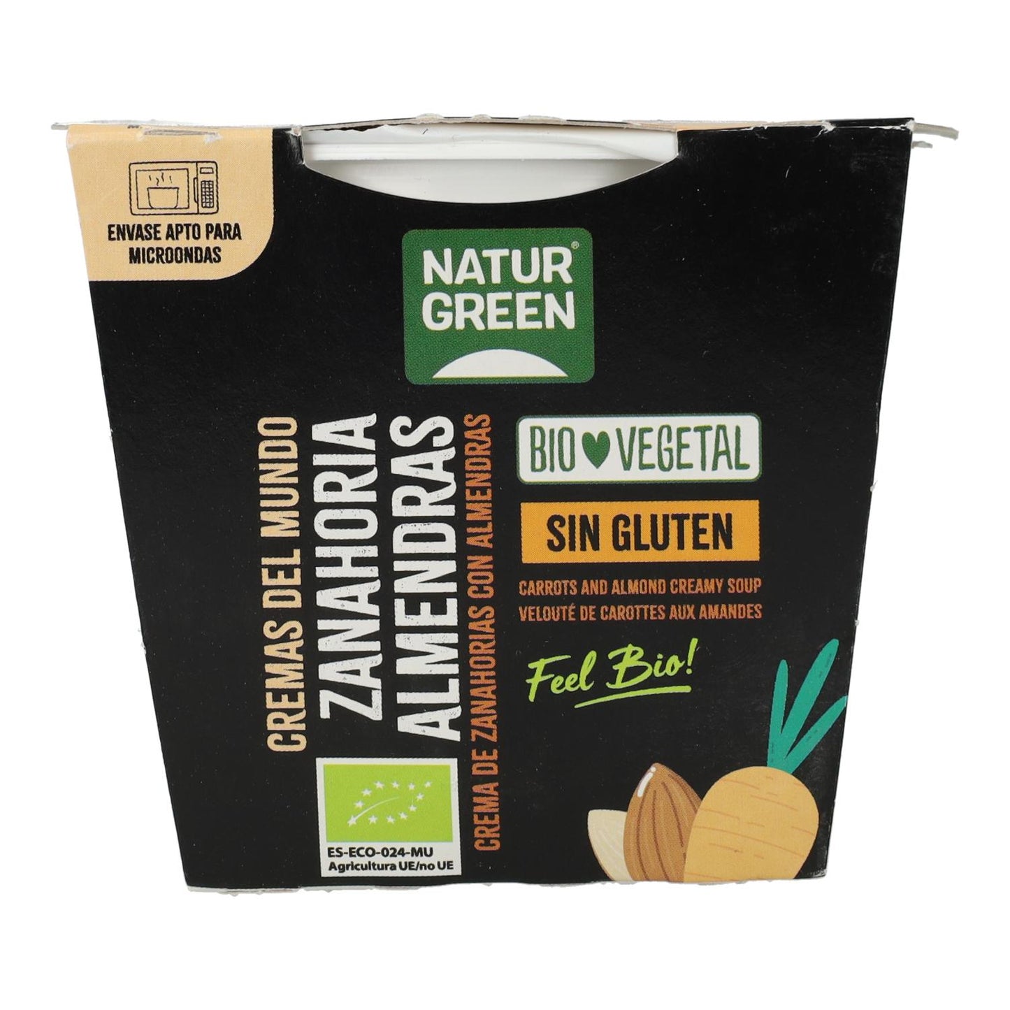 Creme de Cenoura Naturgreen com Amêndoas, 310 g