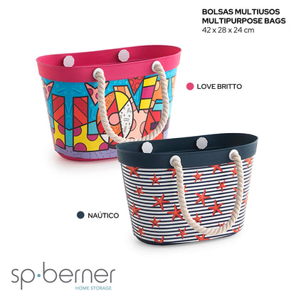 Life Story Shopping Bag Nautico Sea Stars_2
