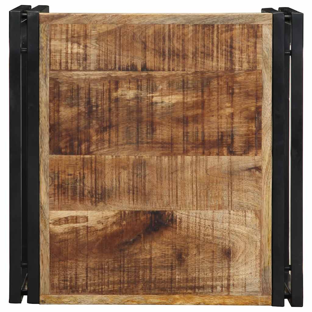 Mesa De Centro 50x50x35 Cm Madera Maciza De Mango_2