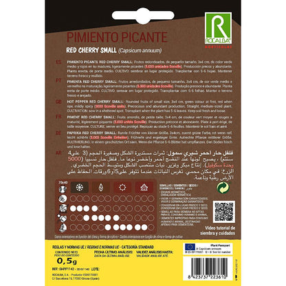 Sementes de pimento vermelho Rocalba