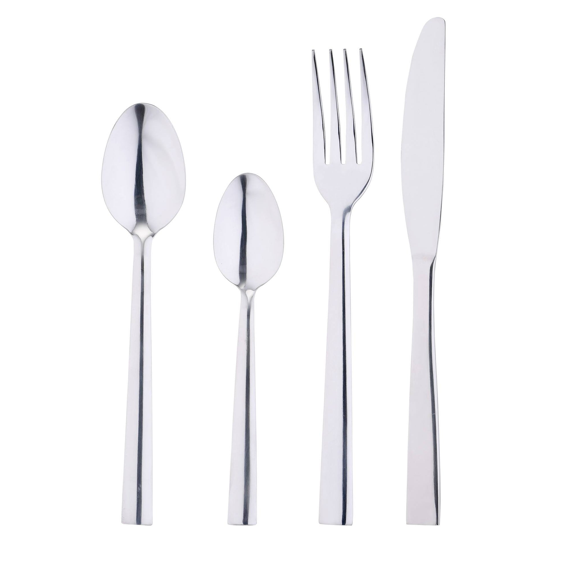 Set De 3 Sartenes + 24 Piezas De Cubertería Cromada, Durabilidad Y Estilo En Tu Cocina_3