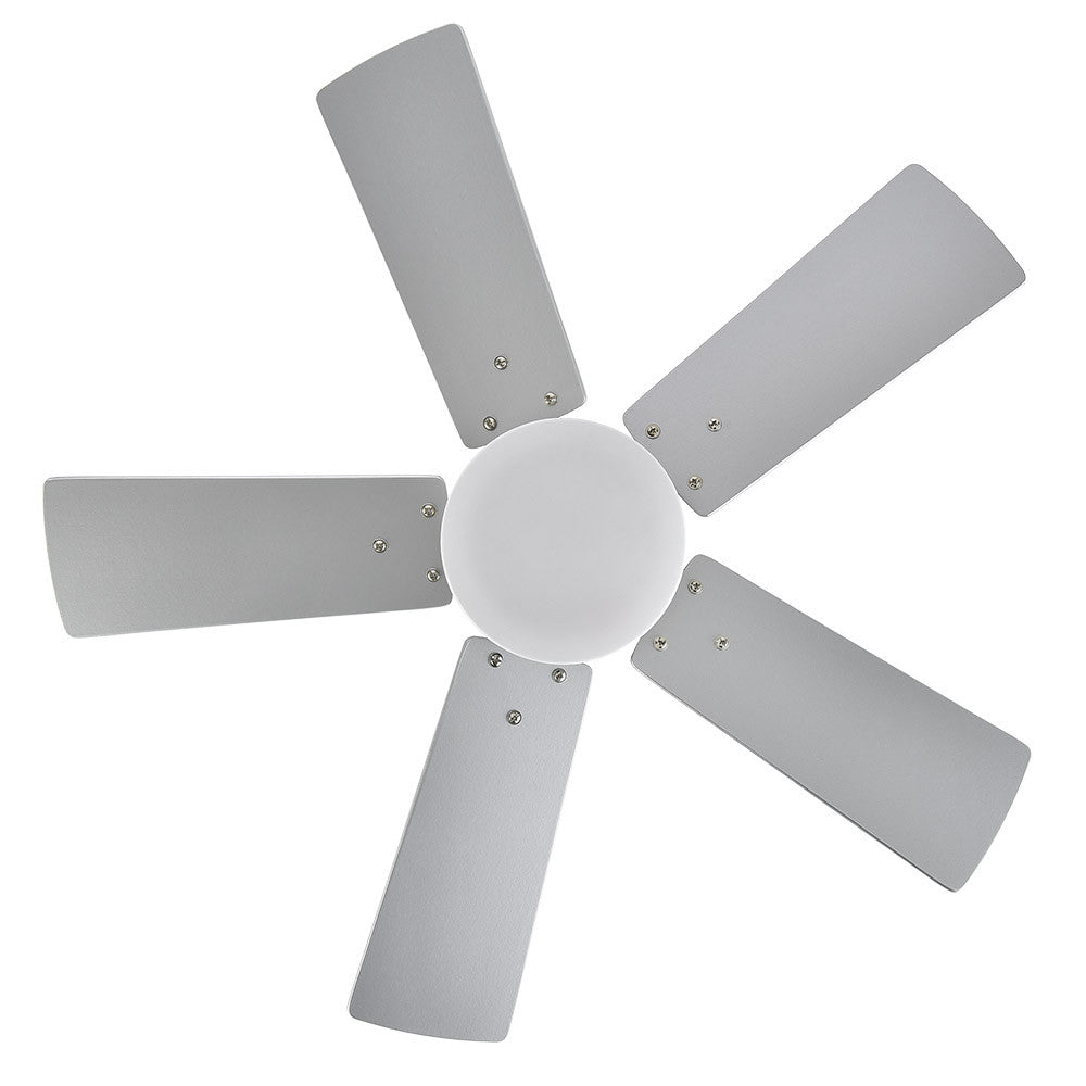 Ventilador Dc Marta 36w Niquel 5 Aspas Rev. Haya/plata 41x76d 3240lm C/ Remoto, Memoria Y Temporizador 3000k,4000k,6000k_2