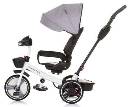 Triciclo Con Capota Y Mango Parental Be Active Grey Linen_1