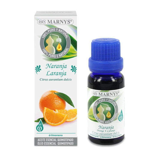 Óleo Essencial Alimentar Laranja Marnys 15 ml