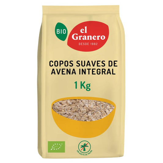 Flocos de Aveia Integrais Biológicos da El Granero
