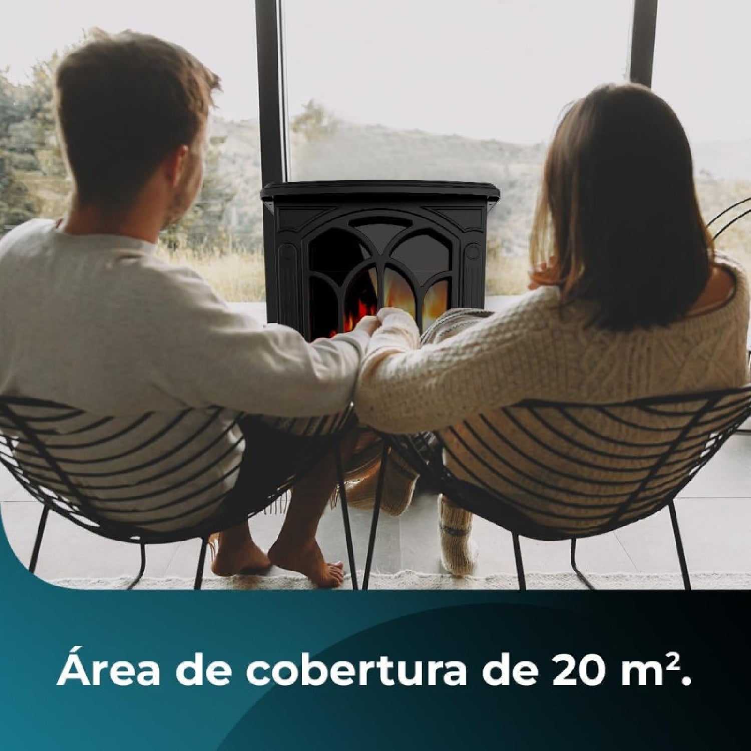 Cecotec Chimenea Eléctrica Readywarm 1500 Flames_1