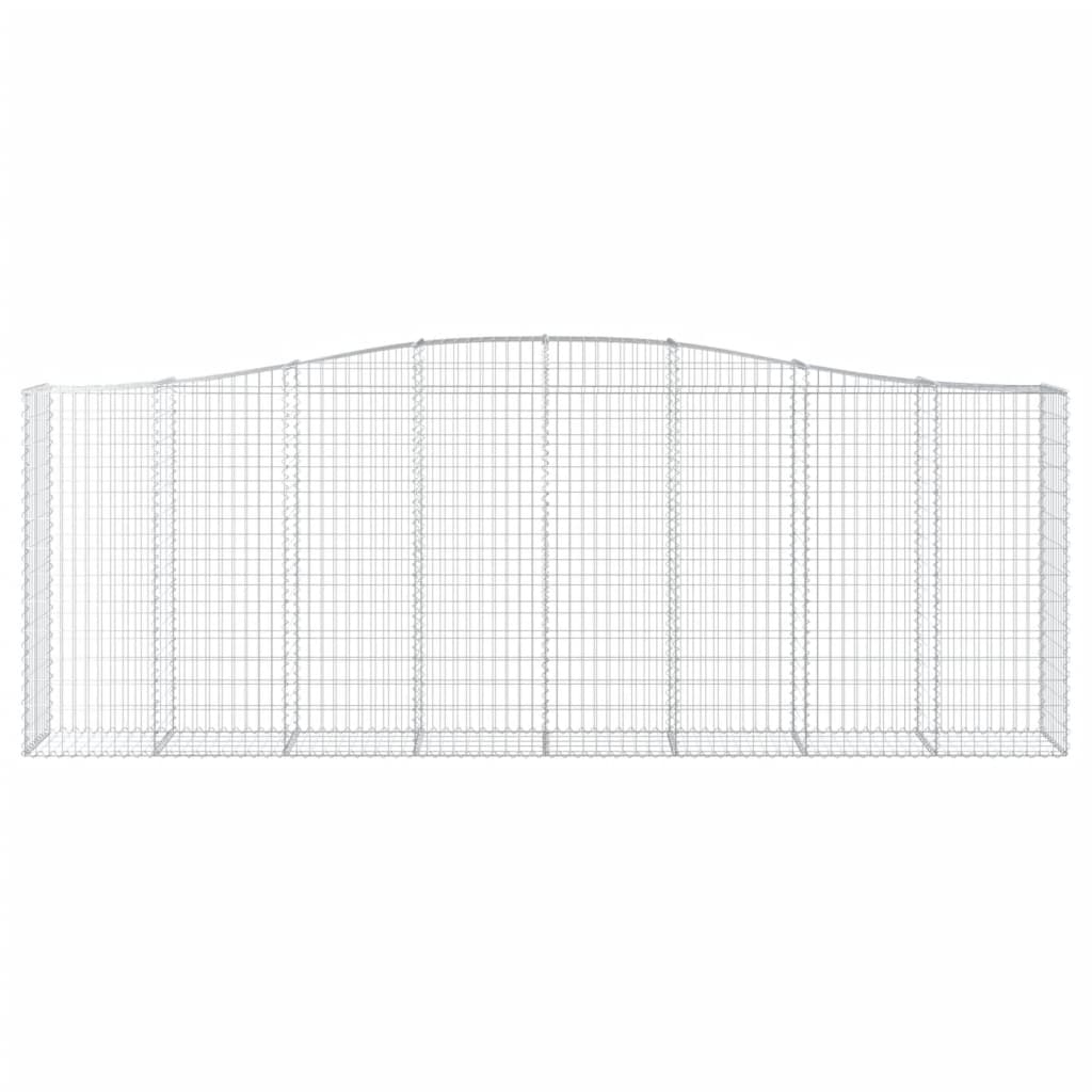 Cestas Gaviones 9 Uds Forma De Arco Hierro 400x50x140/160 Cm_3