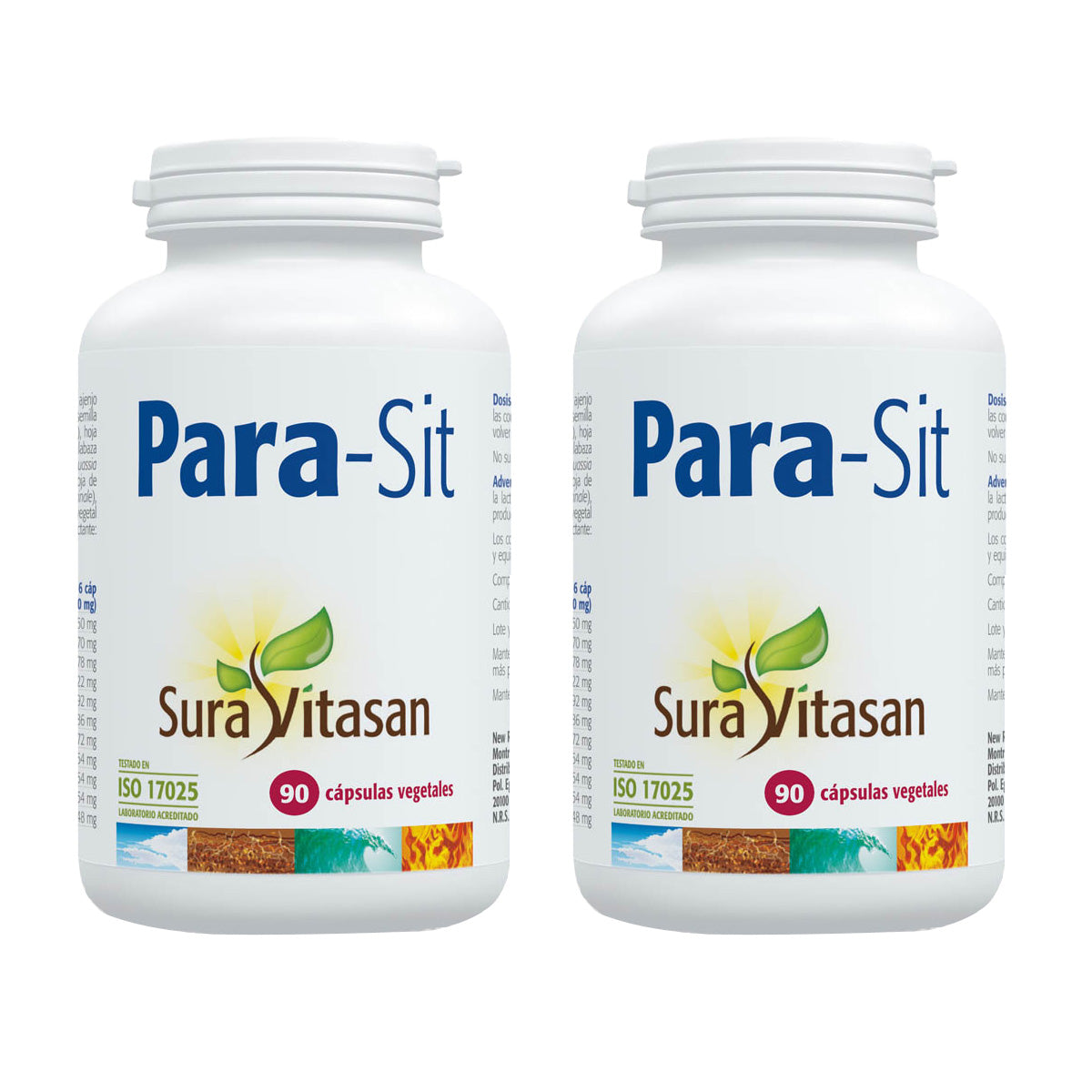Embalagem 2x Para-Sit, Sura Vitasan, 90 cápsulas