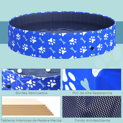 Pawhut Piscina Plegable Para Perros Diámetro Ø140 Cm Portátil Fondo_5