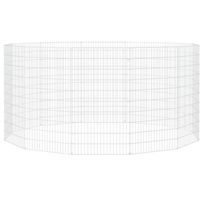 Vidaxl Cercado Para Animales De Corral (12 Paneles, 54 X 100 Cm, Hierro Galvanizado)_3
