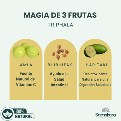 Triphala En Polvo Bio - 250g | Superalimento Ecológico Vegano Para Batidos, Smoothies Y Zumos, Sin Azúcares Añadidos_4