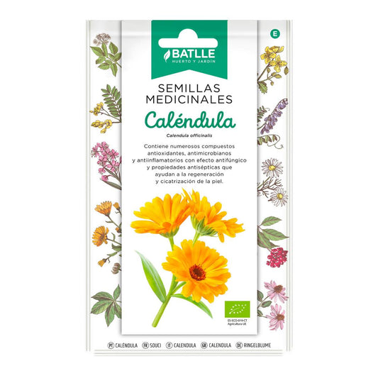 Sementes medicinais orgânicas de Calendula Batlle
