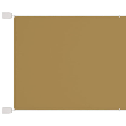 Vidaxl Toldo Vertical Beige 140x360 Cm Tela Oxford_0