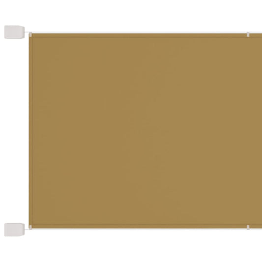 Vidaxl Toldo Vertical Beige 140x360 Cm Tela Oxford_0