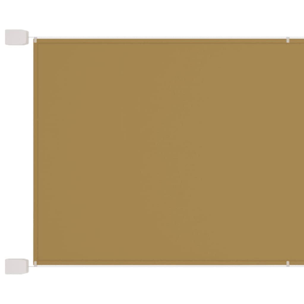 Vidaxl Toldo Vertical Beige 100x360 Cm Tela Oxford_0