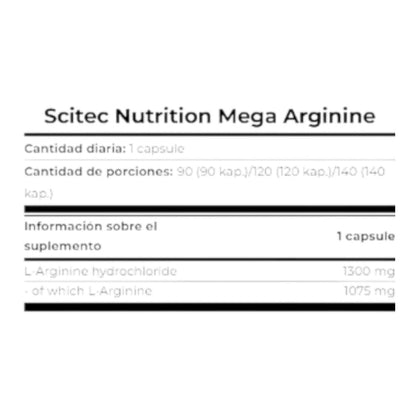 Mega Arginine 90 Caps_1