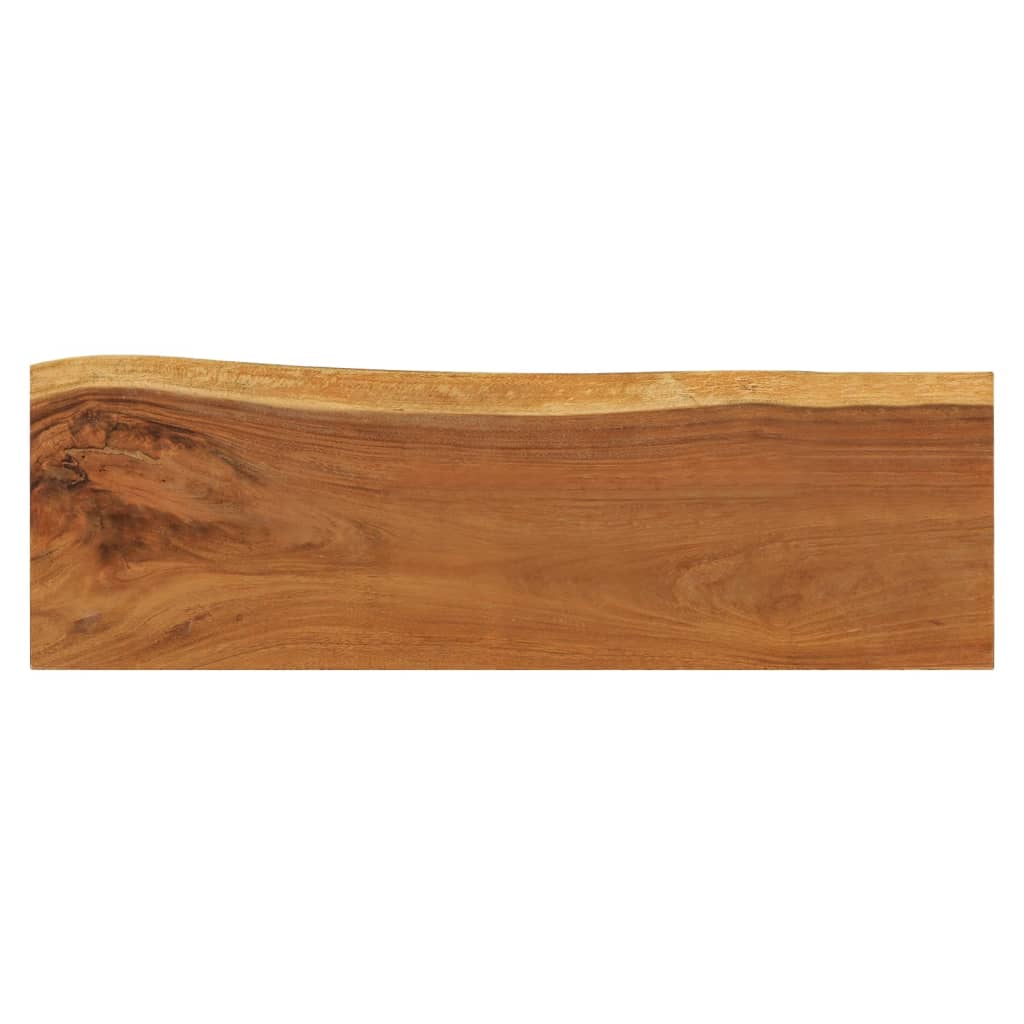Mesa Consola De Madera Maciza De Suar 110x35x75 Cm_2