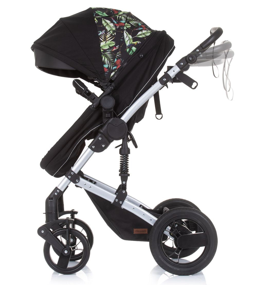 Carrito De Bebé Camea Dúo Convertible Con Bolso Exotic_3