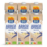 Pack de 6 Bebidas Isola Bio Arroz Integral BIO 1 L