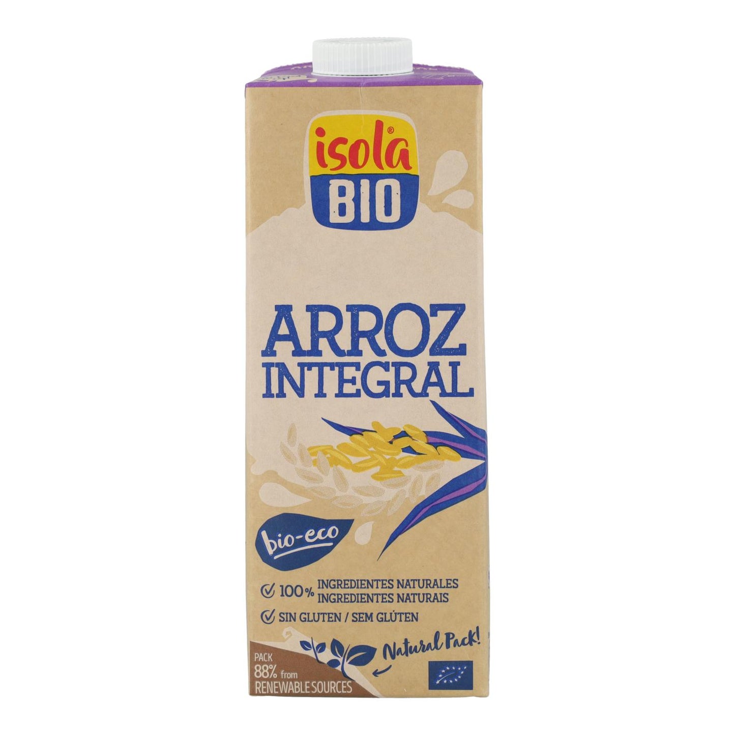 Pack de 6 Bebidas Isola Bio Arroz Integral BIO 1 L