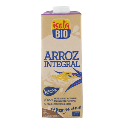 Pack de 6 Bebidas Isola Bio Arroz Integral BIO 1 L