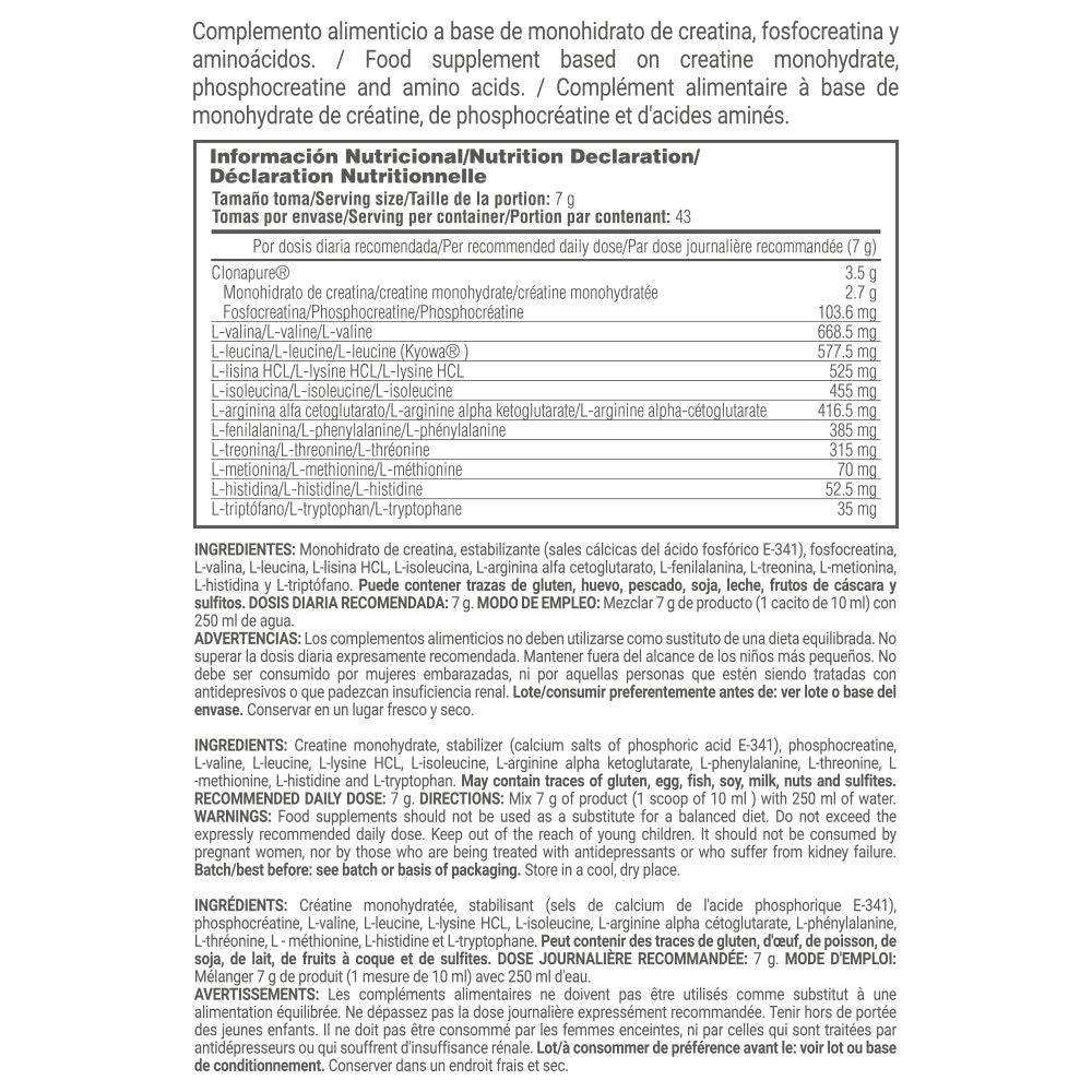Clonamaster (creatina Clonapure® Y Master Amino) - 300g - Neutro - Clonamaster - Masmusculo_4