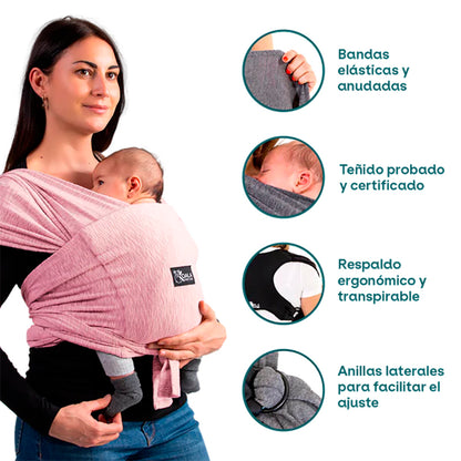 Fular Portabebés Koala Cuddle Band Rosado_2