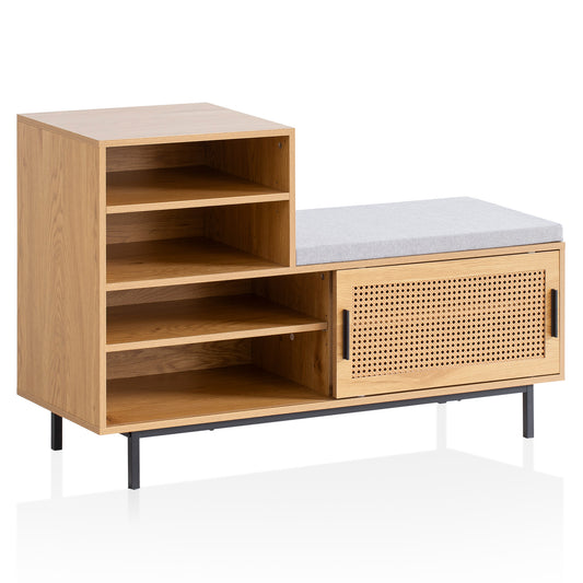 Zapatero Con Asiento 120x75,5x40 Cm_0