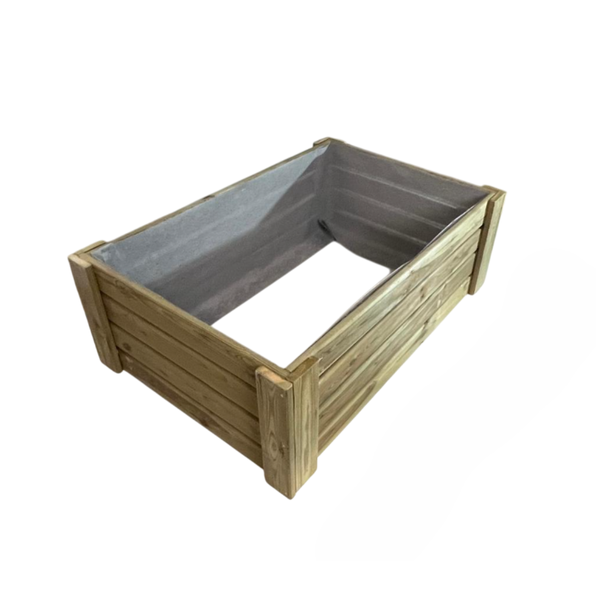 Cajón De Cultivo Natura. Altura De 40 Cm. Sin Base. Vidahuerto 120x80x40 Cm._2