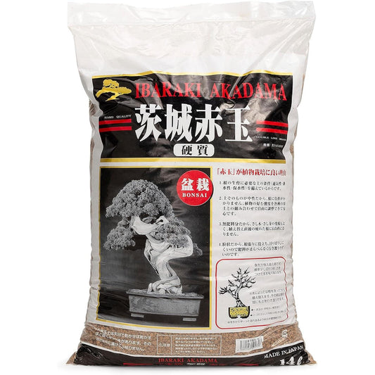Akadama Ibaraki grão médio 6-15 mm 14 L