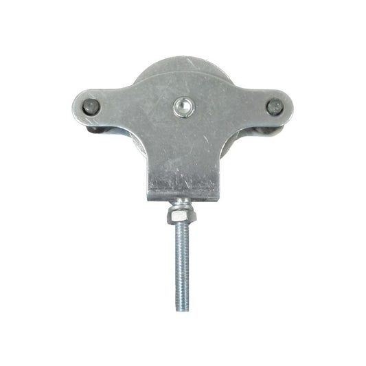 Polea Tendedero Wolfpack Zincado 40 Mm. Roldana Metal Con Tornillo_0