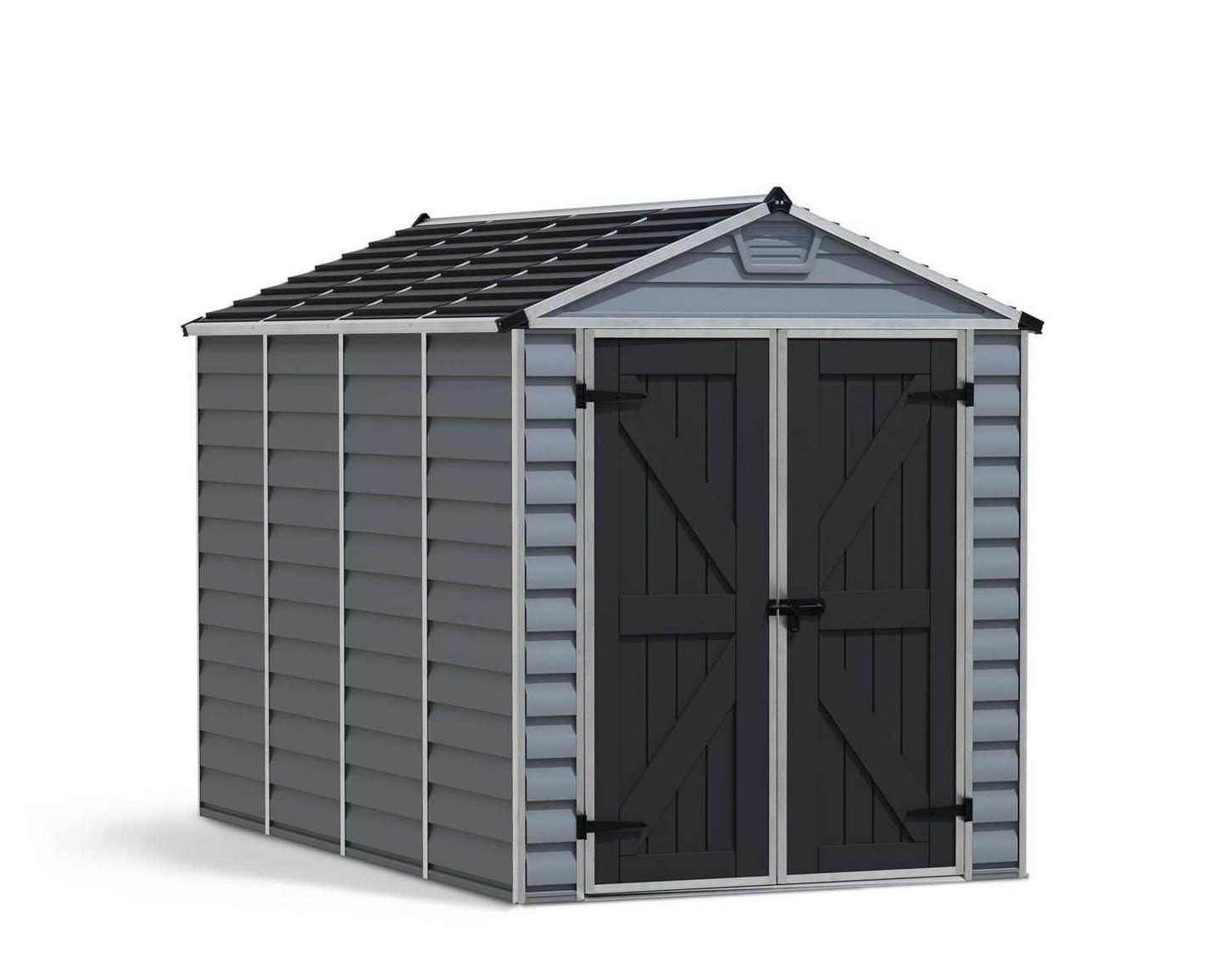 Telheiro de jardim Skylight Deco em cinzento da Palram 185x304 cm