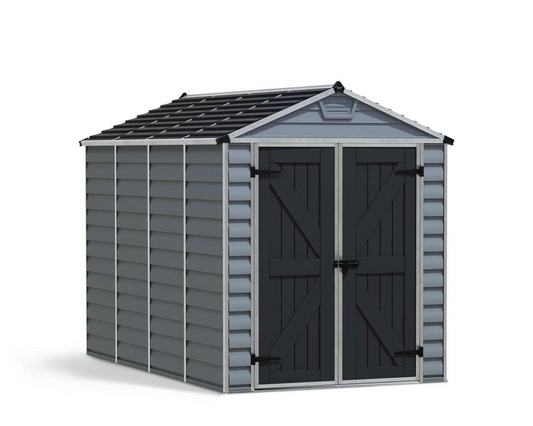 Telheiro de jardim Skylight Deco em cinzento da Palram 185x304 cm