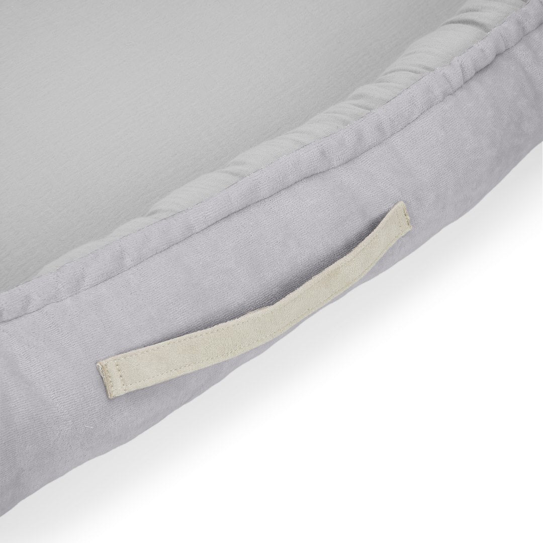 Cuna Nido Colecho Bebe Muselina Gris_5