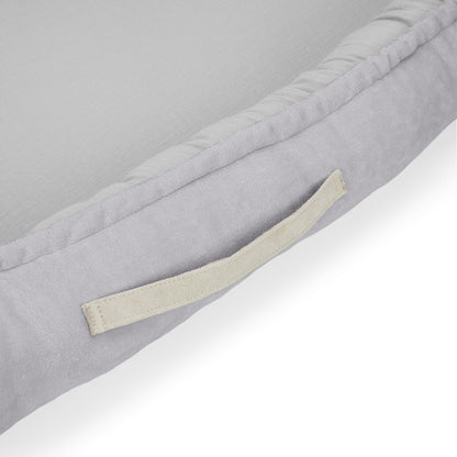 Cuna Nido Colecho Bebe Muselina Gris_5