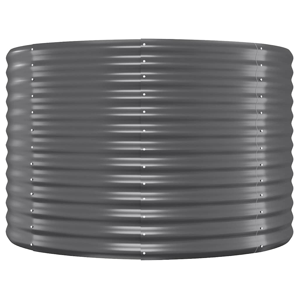 Jardinera Arriate Acero Galvanizado Antracita 249x100x68cm_3