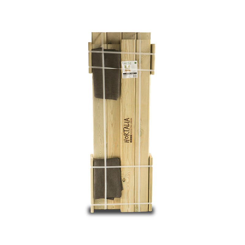 Cajón De Cultivo Madera Tratada Exterior Hortalia Box Stairs 80 80x80x40 Cm_3