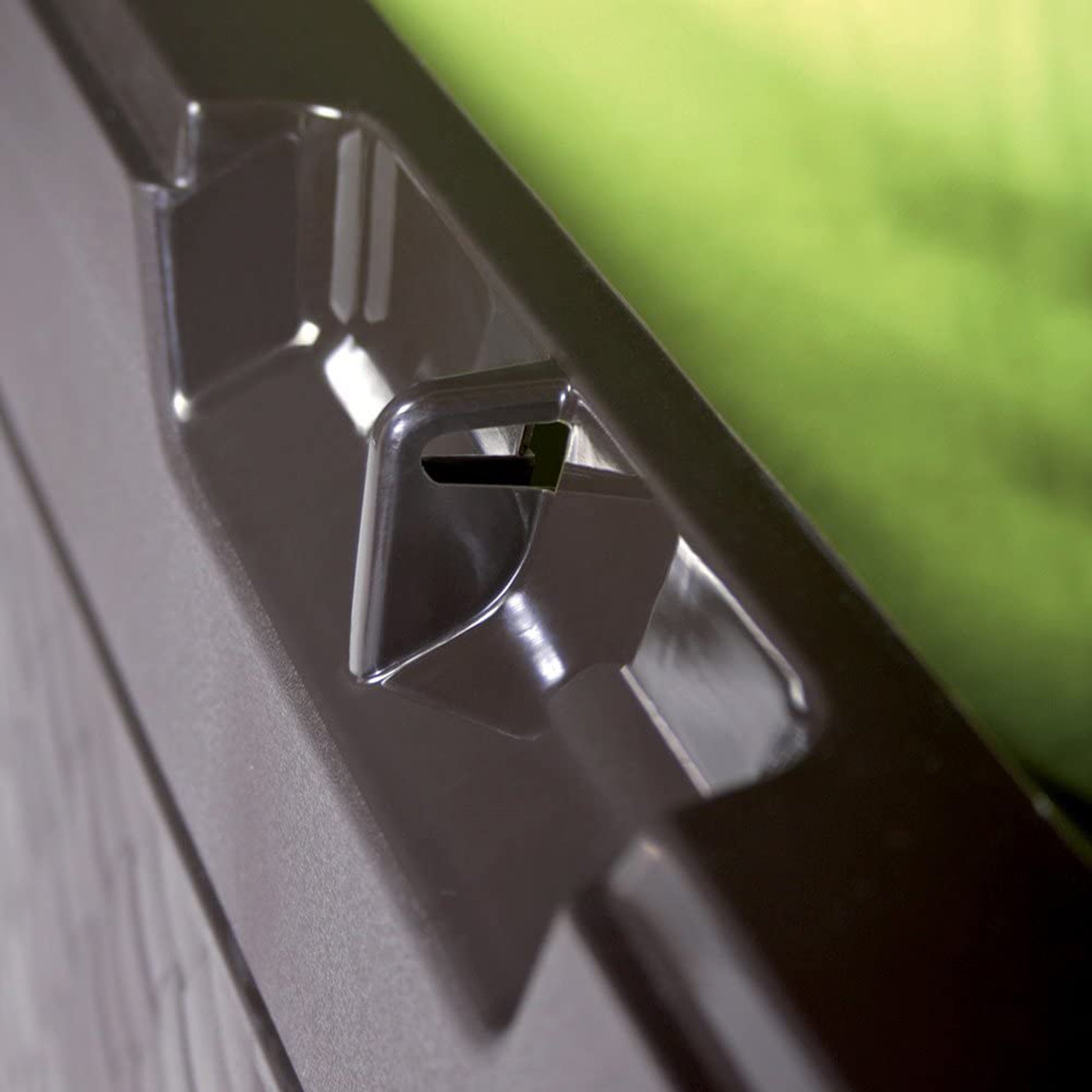 Baul De Jardin 310 Litros Boxe Rato En Color Chocolate 119 X 48 X 60 Cm