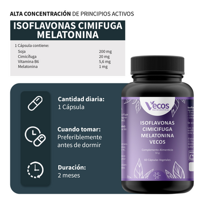 Sebopil Vecos 60 Cápsulas | Para Cuidado De Acné Y Piel Grasa | Zinc, Bardana Y Vitaminas B_2