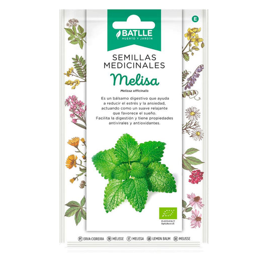 Sementes medicinais biológicas de Melisa Batlle