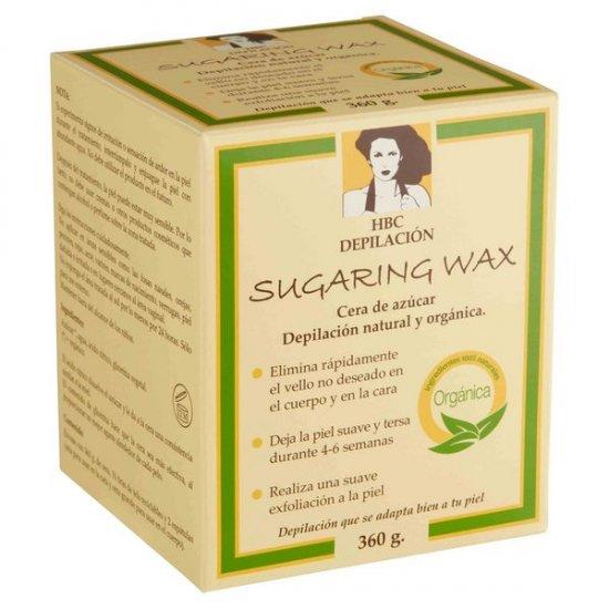 Cera depilatória com açúcar Hanne Bang, pote de 360g