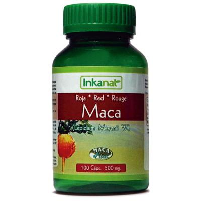 Cápsulas de Maca Vermelha Vitae Inkanat, 100 unidades