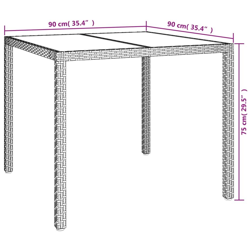 Vidaxl Set Comedor De Jardín 5 Piezas Con Cojines Ratán Sintético Gris_2